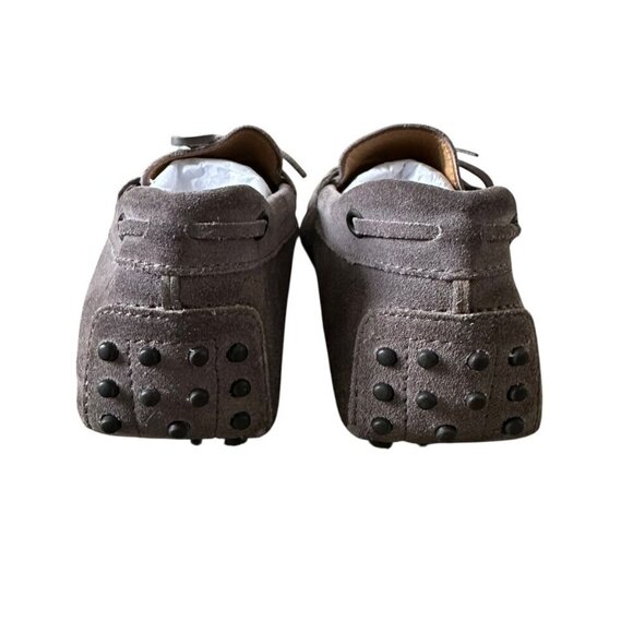 Tod’s Gommino Suede Driver Loafers Gray Men’s Size 9.5 US 8 UK main image 7